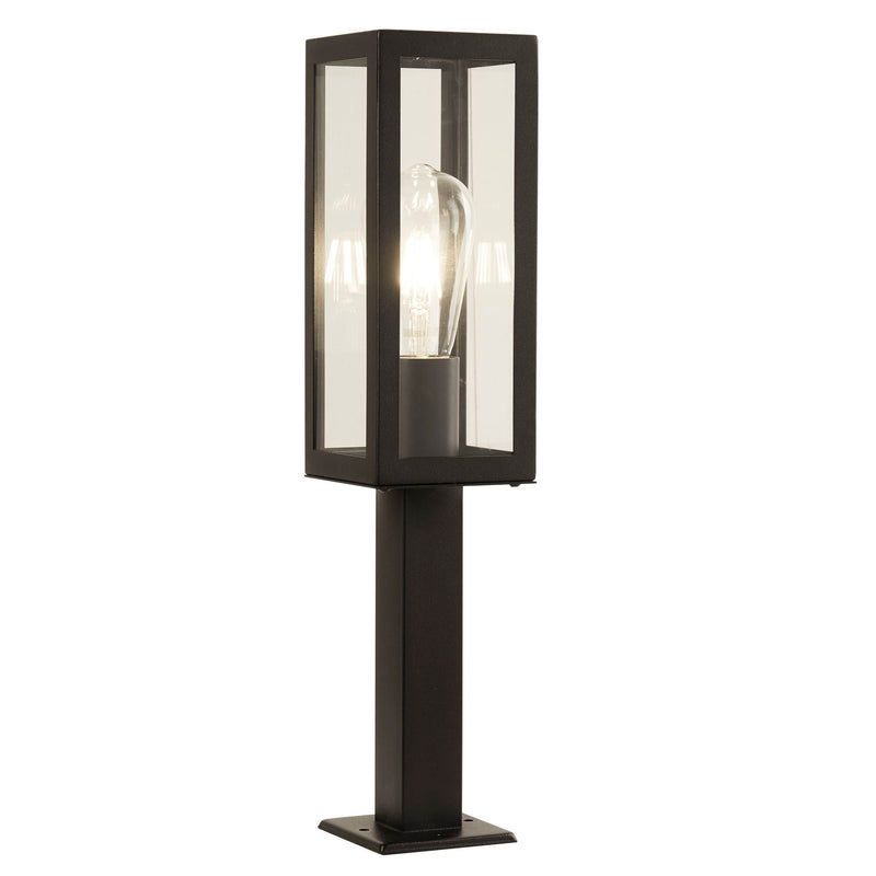 Searchlight Box - Outdoor 1Lt Rectangle Head Post (45Cm Height), Black • 6441-450BK