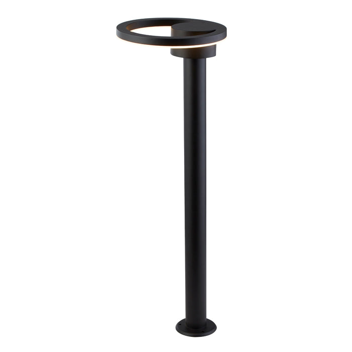 Searchlight Outdoor Led Post (73Cm Height) With Round Head - Black With Frosted Diffuser • 6452BK