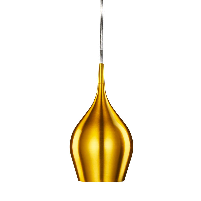 Searchlight Vibrant 1Lt Gold Pendant - Dia 12Cm • 6461-12GO