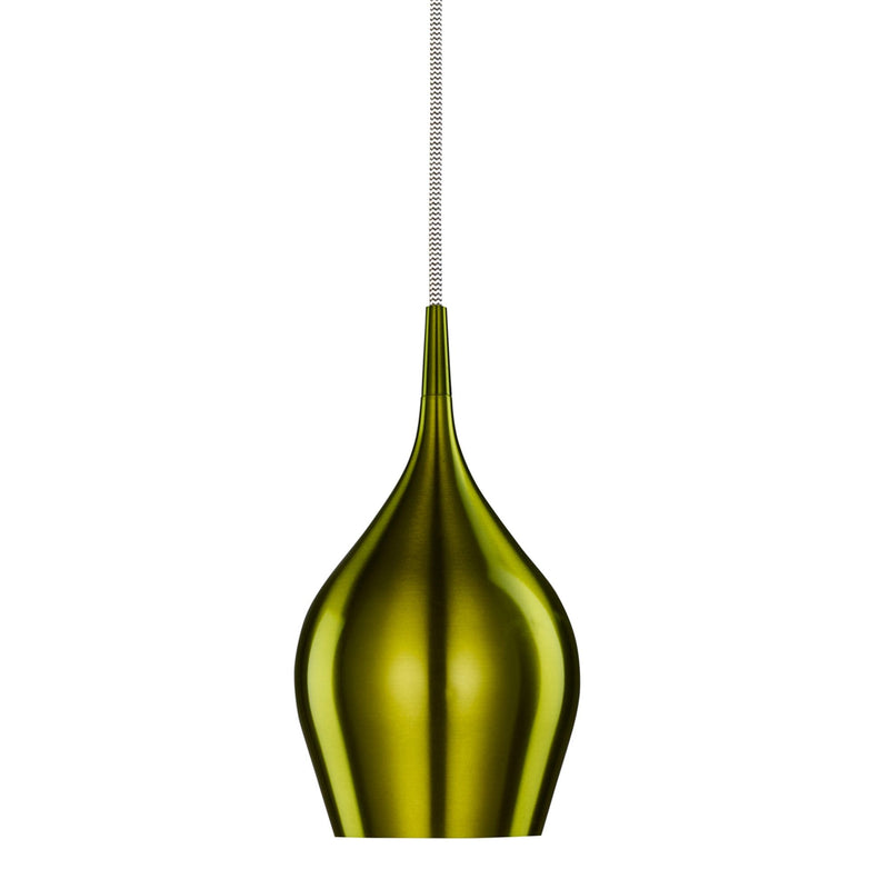 Searchlight Vibrant 1Lt Green Pendant - Dia 12Cm • 6461-12GR