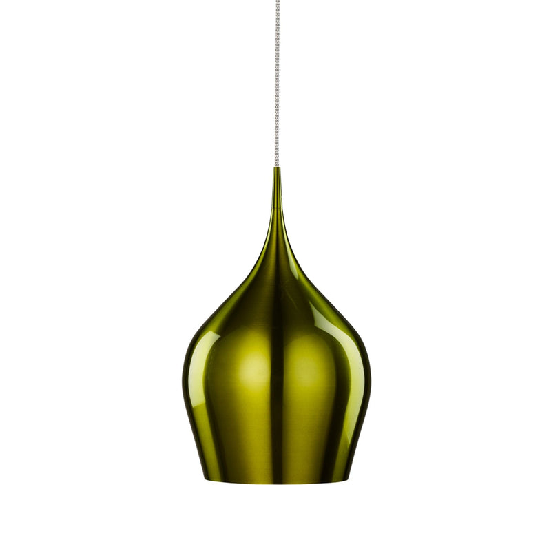 Searchlight Vibrant 1Lt Green Pendant - Dia 26Cm • 6461-26GR