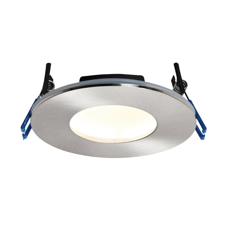 Saxby Lighting 69881 OrbitalPLUS IP65 LED Recessed Light Satin Nickel Finish Warm White