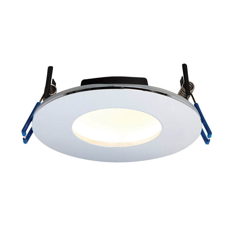 Saxby Lighting 69882 OrbitalPLUS IP65 LED Recessed Light Chrome Finish Warm White