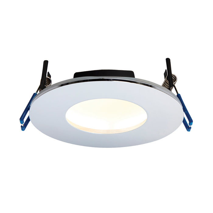 Saxby Lighting 69882 OrbitalPLUS IP65 LED Recessed Light Chrome Finish Warm White