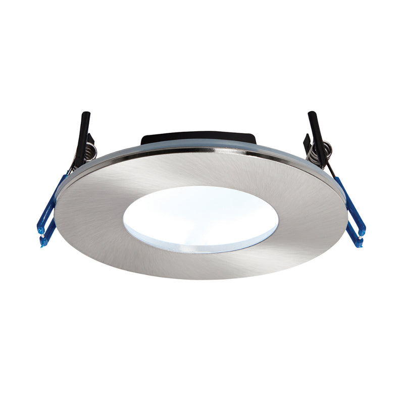 Saxby Lighting 69884 OrbitalPLUS IP65 LED Recessed Light Satin Nickel Finish Cool White