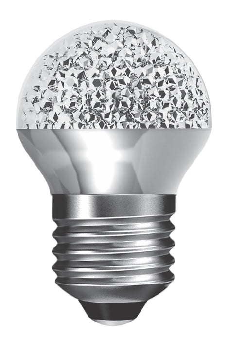 Luxram Kaleido LED Ball E27 Dimmable 3.5W Natural White 4000K, 270lm, Chrome Finish, 3yrs Warranty • 700401012