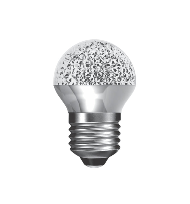 Luxram Kaleido LED Ball E27 Dimmable 3.5W Natural White 4000K, 270lm, Chrome Finish, 3yrs Warranty • 700401012