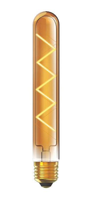 Luxram Classic Deco LED 185mm Tubular E27 Dimmable 4W 1800K Extra Warm White, 300lm, Gold Glass, 3yrs Warranty • 703382043