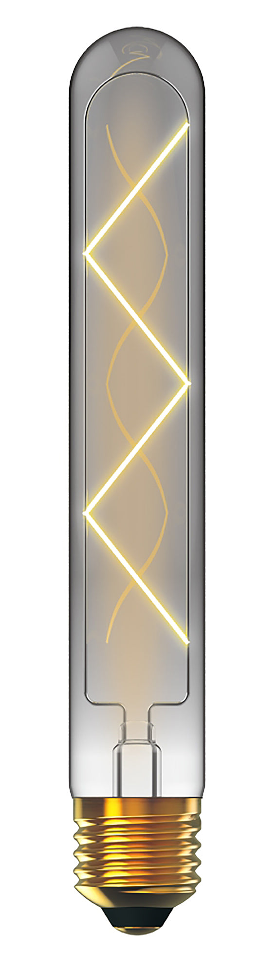 Luxram Classic Deco LED 185mm Tubular E27 Dimmable 4W 4000K Natural White, 300lm, Smoke Glass, 3yrs Warranty  • 703399042