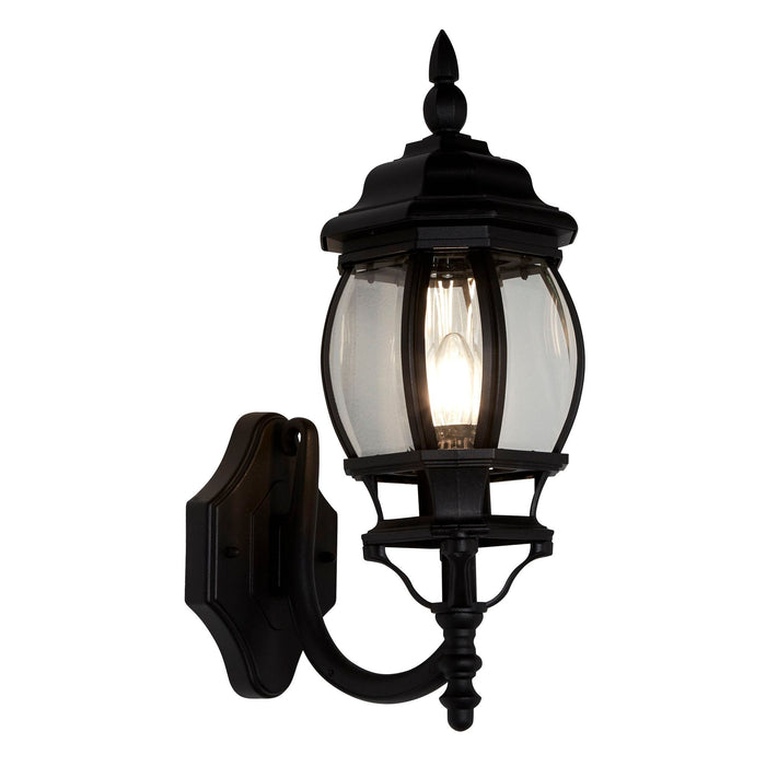 Searchlight Bel Aire Black Outdoor Wall Light • 7144-1