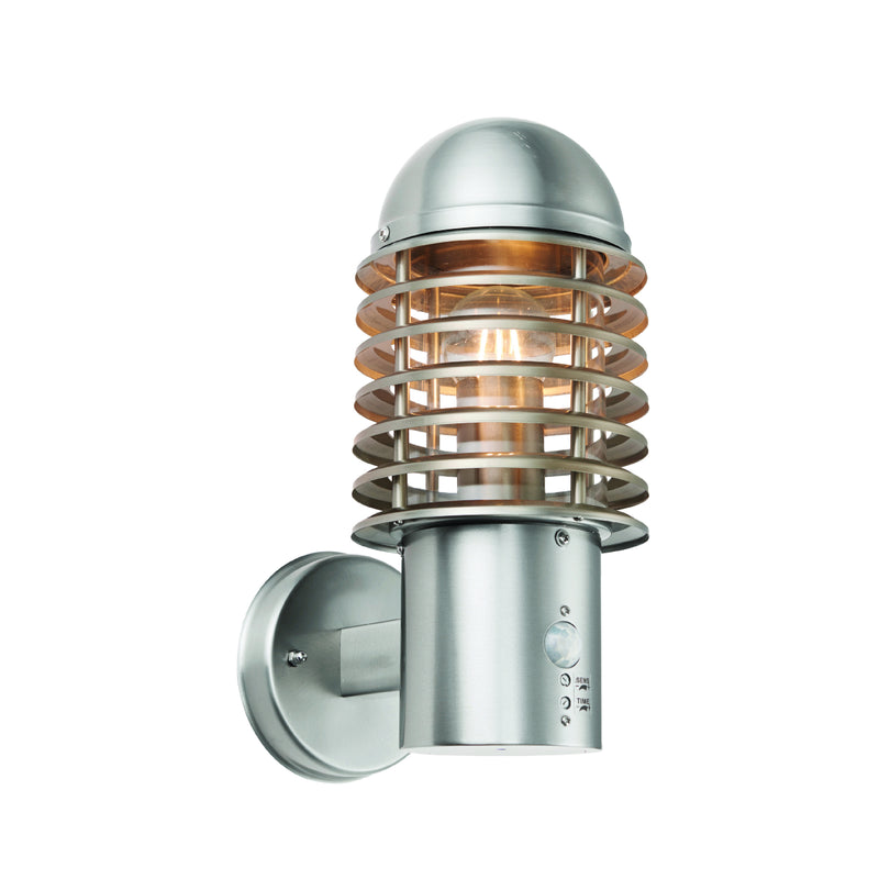 Endon Lighting 72381 Louvre Stainless Steel PIR Outdoor Wall Light