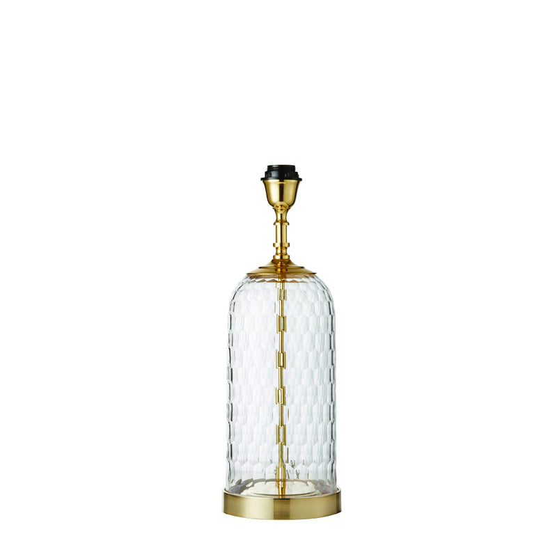 Endon Lighting 73106 Wistow Base Only Single Light Table Lamp Brass Finish