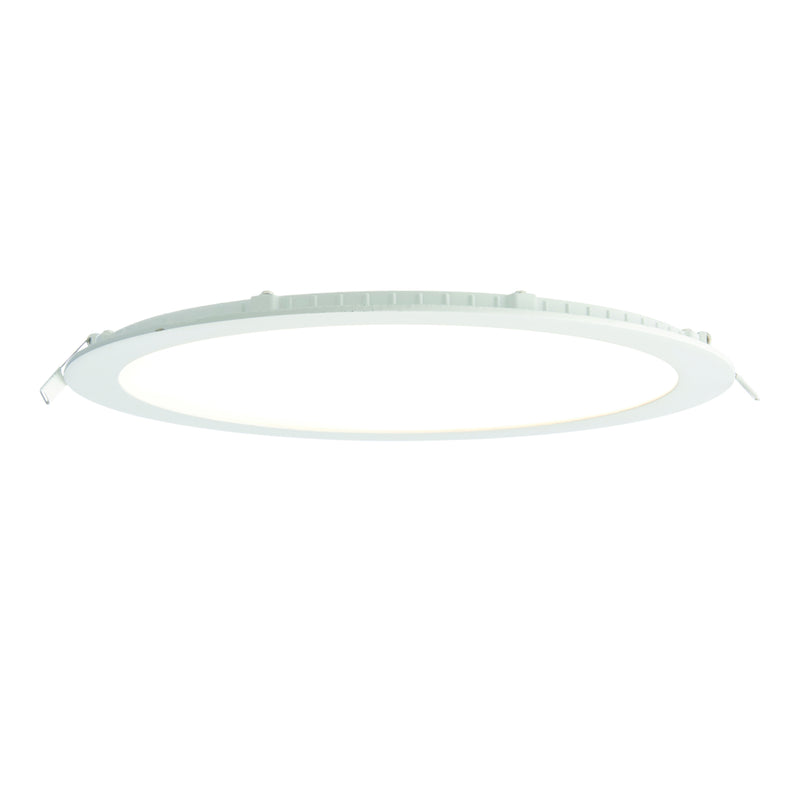 Saxby Lighting 73810 SiroDISC 24w LED Recessed Light Matt White Finish Cool White