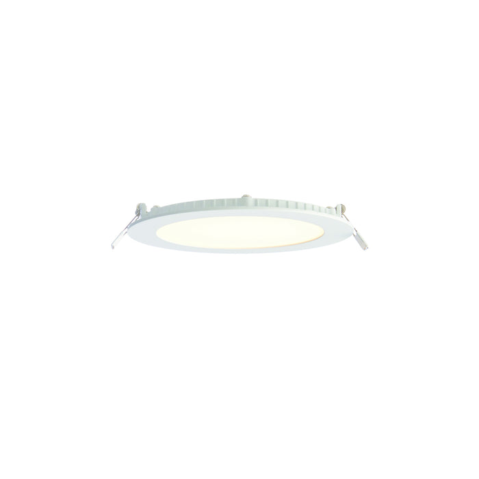 Saxby Lighting 73811 SiroDISC 12w LED Recessed Light Matt White Finish Warm White