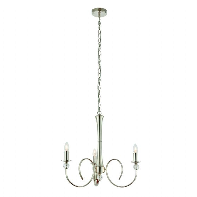 Interiors 1900	73907	Fabia 3 Light Chandelier