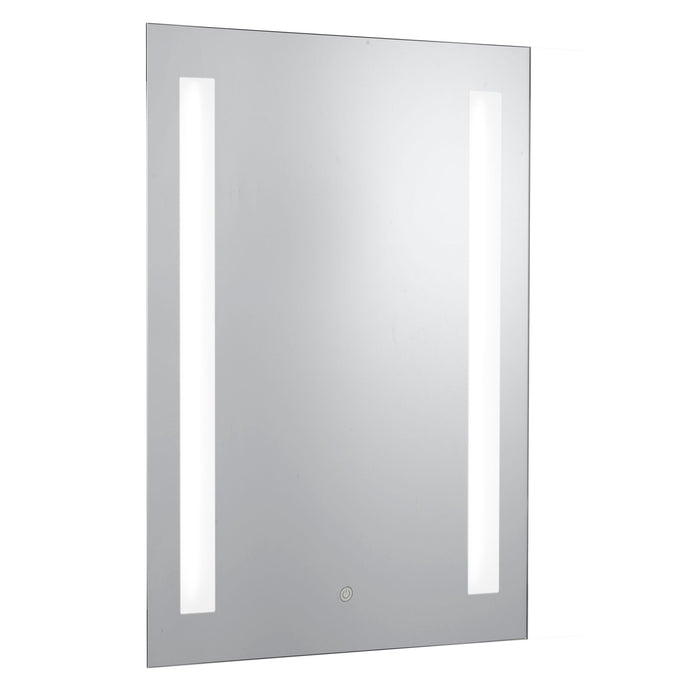 Searchlight Bathroom Mirror Light Ip44 - 2Lt Touch Bathroom Mirror With Shaver Socket • 7450