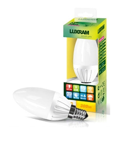 Luxram Value LED Candle Plus E14 3.5W White 6400K 300lm  • 753155031