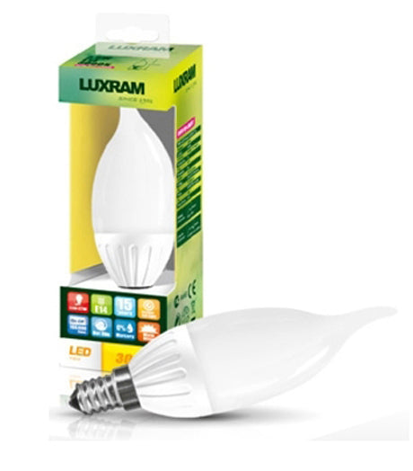 Luxram Value LED Candle Tip Plus E14 3.5W White 6400K 300lm  • 754155031