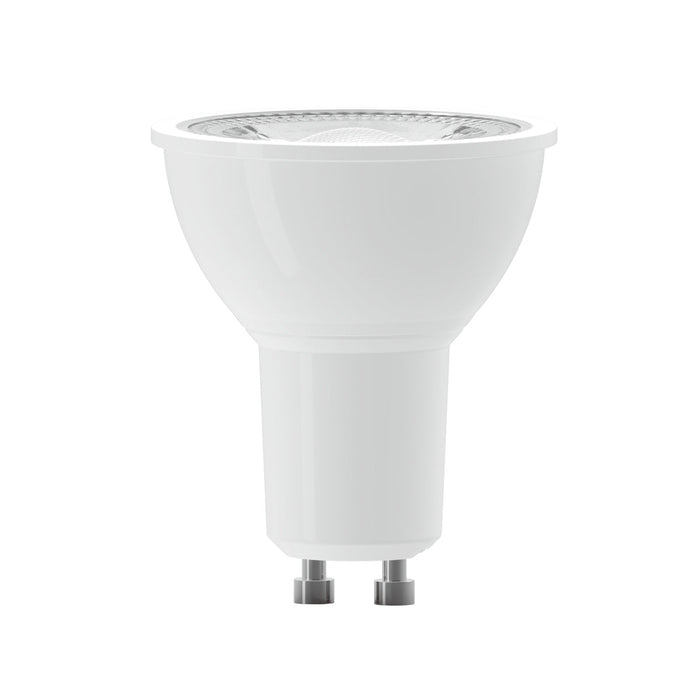 Luxram Focus LED GU10 5W Warm White 3000K, 350lm 100° SCOB, White Finish • 760404043