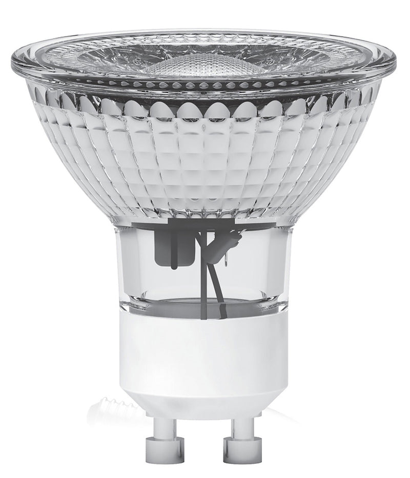 Luxram HaloLED GU10 4.5W Warm White 3000K, 360lm SCOB 36°, Glass Finish • 760502063