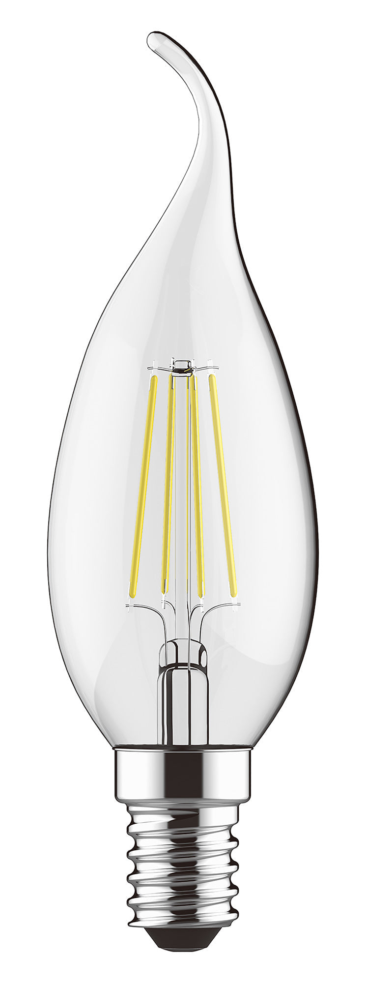 Luxram Value Classic LED Candle Tip Dimmable E14 4W Warm White 2700K Color-Box, 400lm, Clear Finish  • 763413233