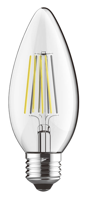 Luxram Value Classic LED Candle E27 Dimmable 4W Natural White 4000K, 470lm, Clear Finish, 3yrs Warranty  • 763417232