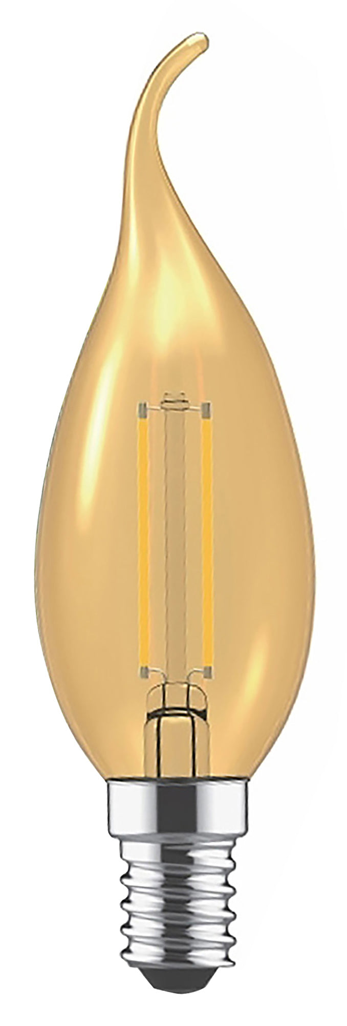 Luxram Value Vintage LED Candle Tip E14 4W 2200K, 330lm, Gold Glass  • 763423133