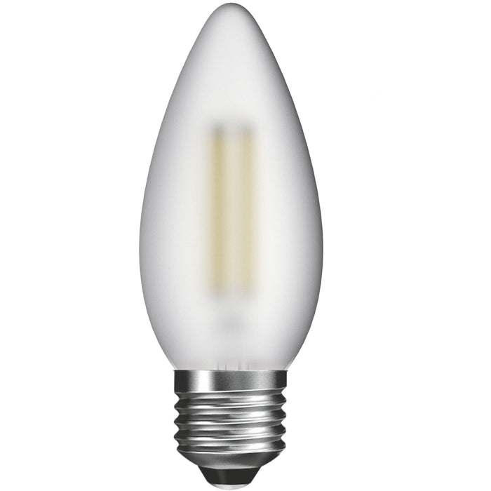Luxram Value Classic LED Candle E27 4W Warm White 2700K, 470lm, Frosted Finish • 763432133
