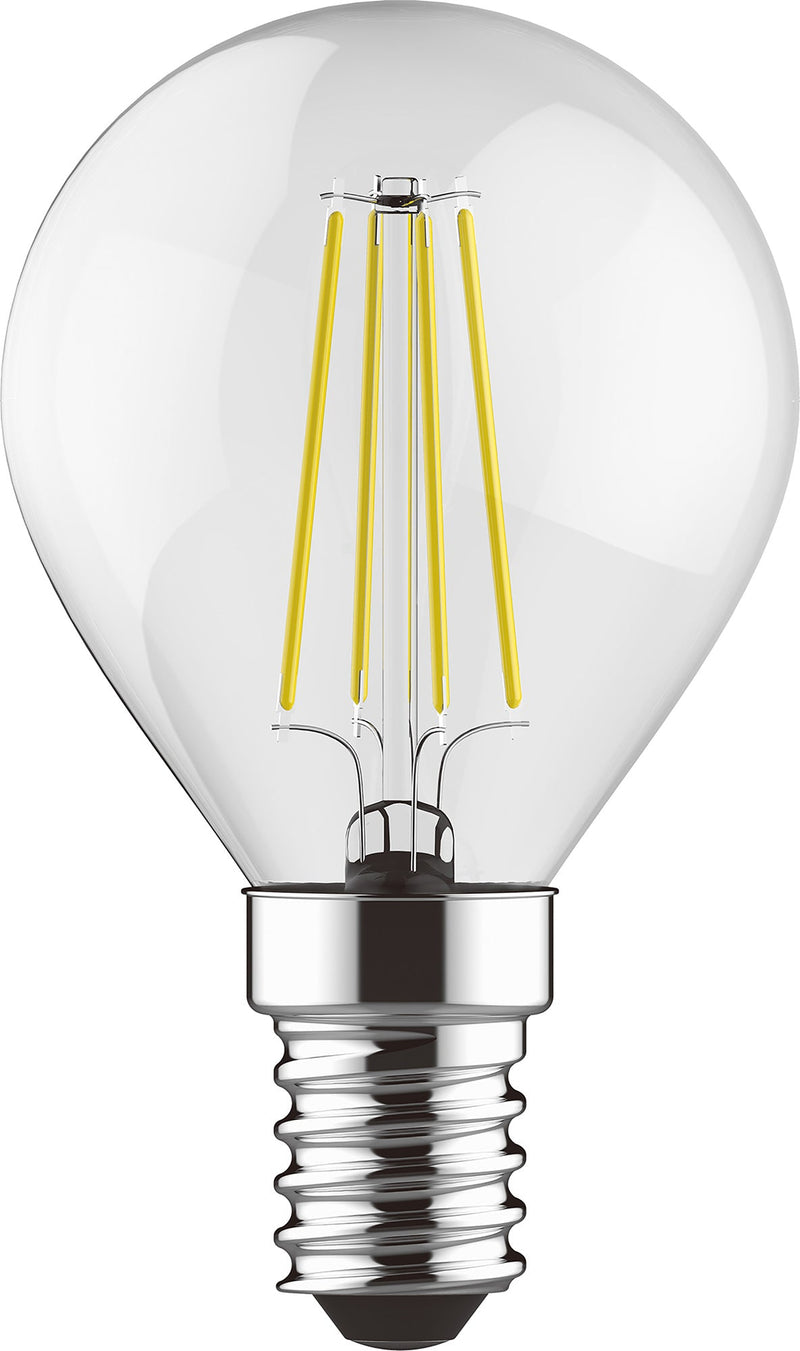 Luxram Value Classic LED Ball E14 6.5W Warm White 2700K, 806lm, Clear Finish, 3yrs Warranty • 763512163