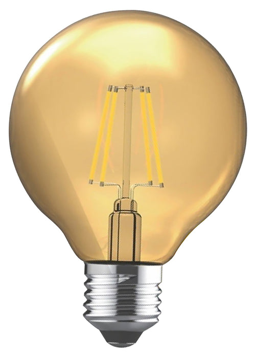 Luxram Value Vintage LED Globe 80mm E27 8W 2200K, 630lm, Gold Glass • 763626163