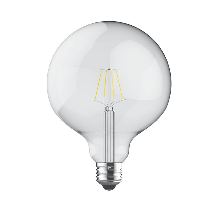 Luxram Value Classic LED Globe 125mm E27 8W Warm White 2700K, 806lm, Clear Finish • 763818143