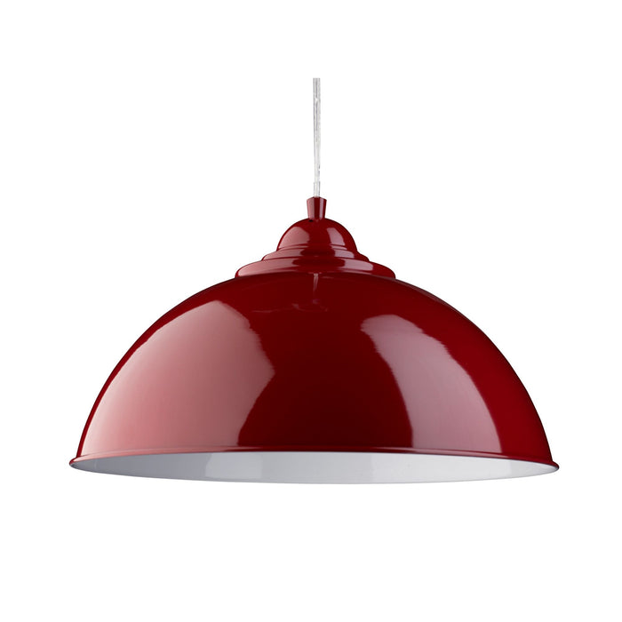 Searchlight Fusion - Pendant Half Dome Red • 8140RE