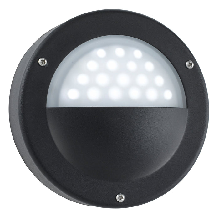 Searchlight Led Outdoor Wall Light Black - White Led • 8744BK