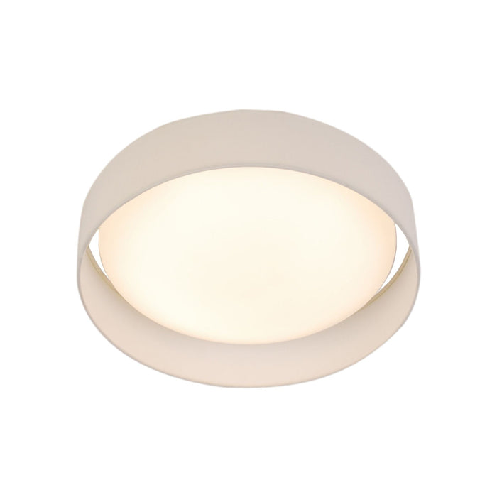 Searchlight Gianna 1Lt Led Flush Ceiling Light, Acrylic, White Shade • 9371-37WH