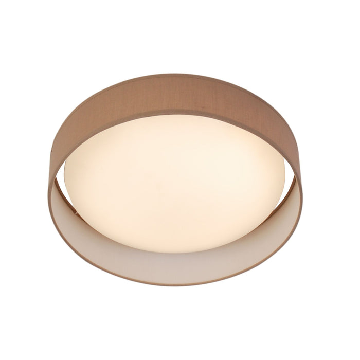 Searchlight Gianna  1Lt Led Flush Ceiling Light, Acrylic, Brown Shade • 9371-50BR