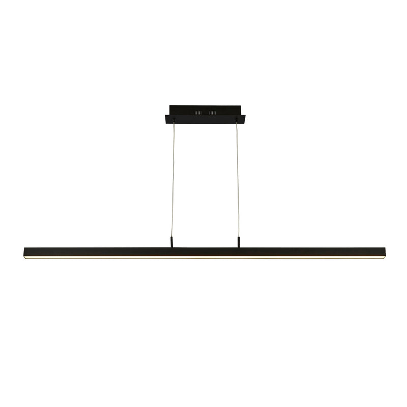 Searchlight Tribeca 1Lt Led Pendant, Temperature Colour Changing, Matt Black • 96381-1BK