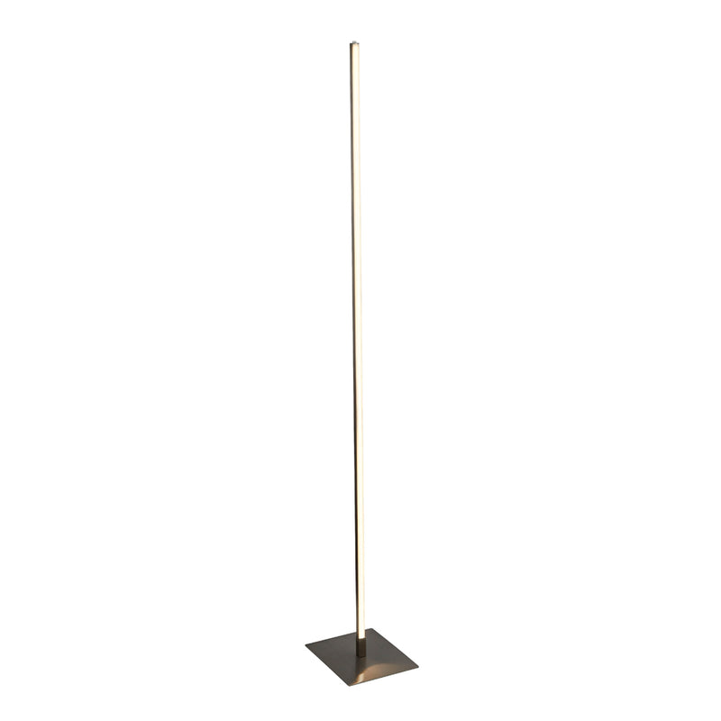 Searchlight Tribeca 1Lt Led Floor Lamp, Temperature Colour Changing, Satin Silver • 96383-1SS