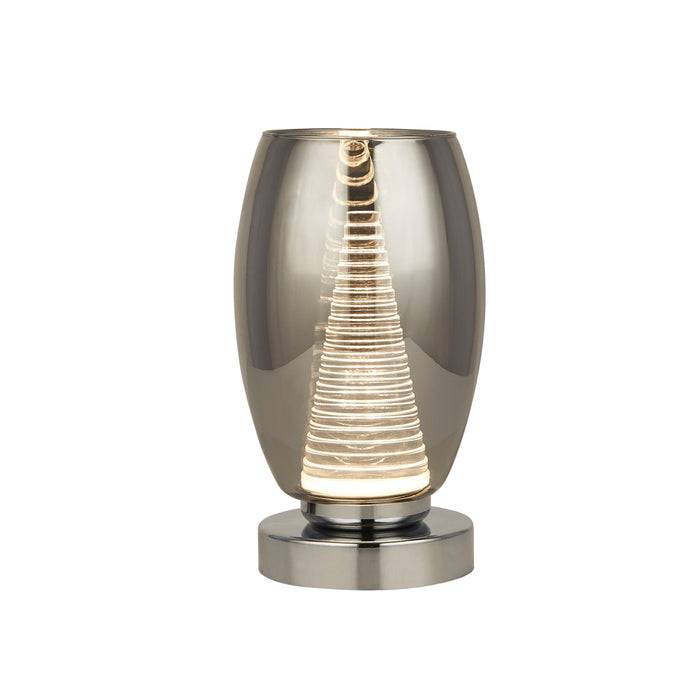 Searchlight Cyclone  1Lt Table Lamp With Smoked Glass • 97293-1SM