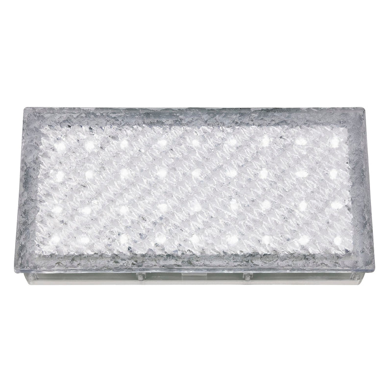 Searchlight Led Outdoor&Indoor  Recessed Walkover Clear Rectangle  - White Led • 9915WH