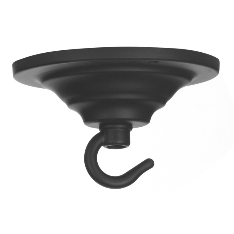 David Hunt Lighting ACC1 Black Single Hook Plate