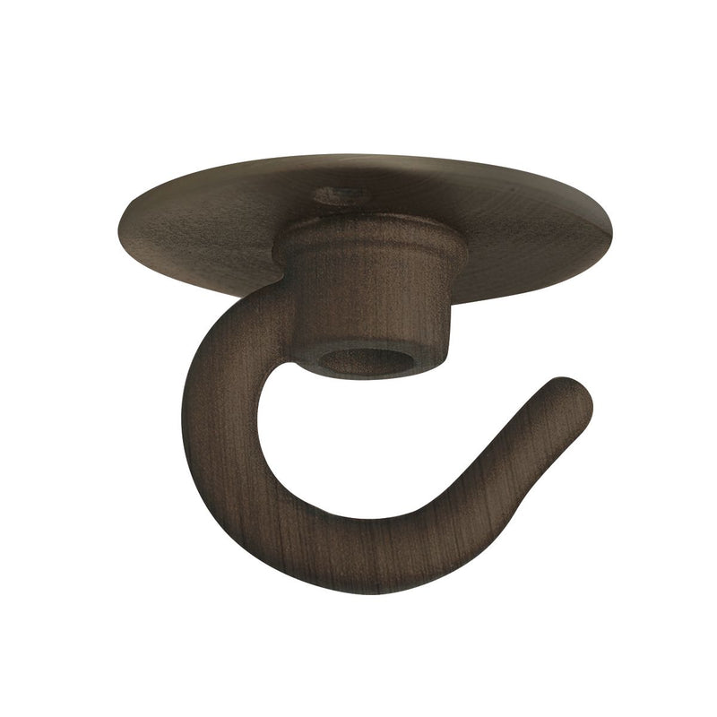 David Hunt Lighting ACC75 Antique Brass Single Hook Plate