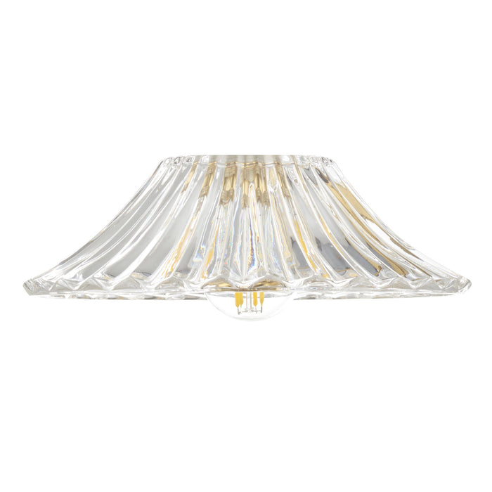 Dar Lighting Accessory Easy Fit Clear Flared Glass Shade • ACC864