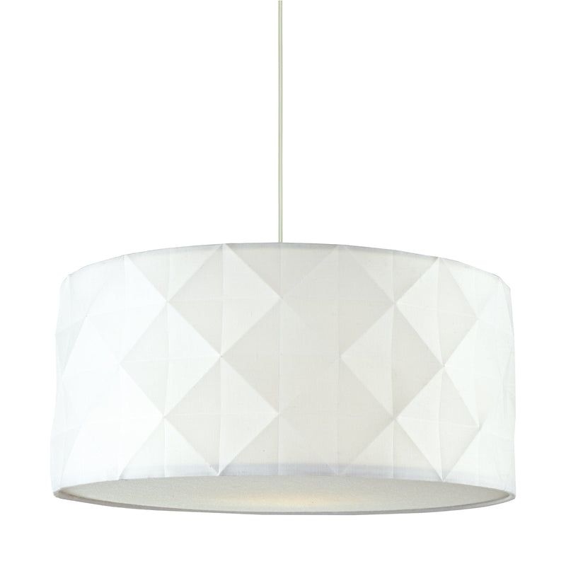 Dar Lighting Aisha Faceted Easy Fit Shade White • AIS652