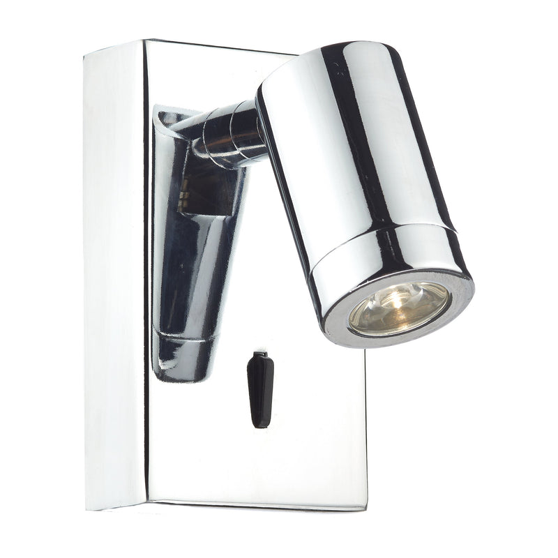 Dar Lighting Anvil Wall Bracket Polished Chrome LED • ANV7150