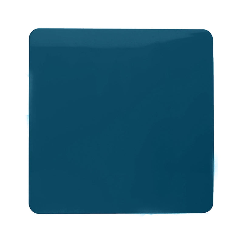 Trendi, Artistic Modern 1 Gang Blanking Plate Midnight Blue Finish, BRITISH MADE, (25mm Back Box Required), 5yrs Warranty • ART-BLKMD