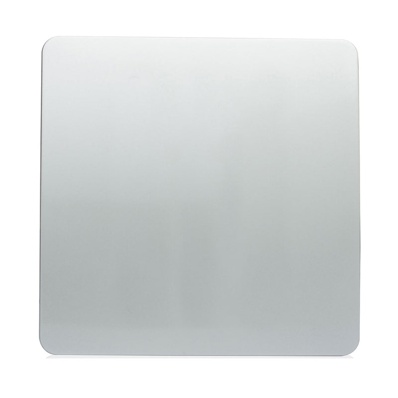 Trendi, Artistic Modern 1 Gang Blanking Plate Silver Finish, BRITISH MADE, (25mm Back Box Required), 5yrs Warranty • ART-BLKSI