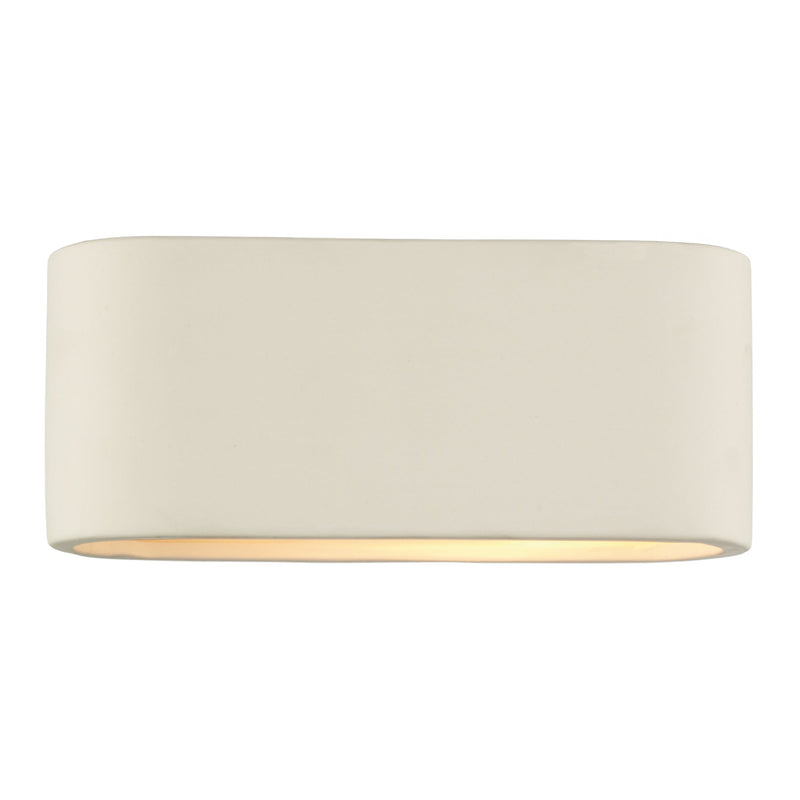 Dar Lighting Axton Ceramic Wall Light Small • AXT072