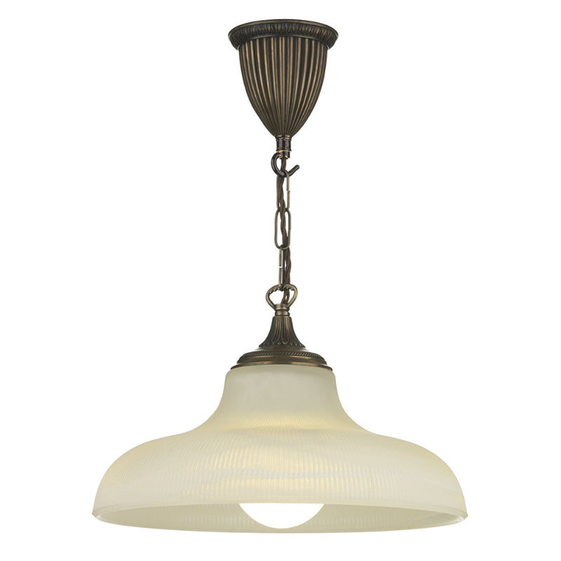 David Hunt BAD0163 Badger Single Light Bronze Pendant Ceiling Light