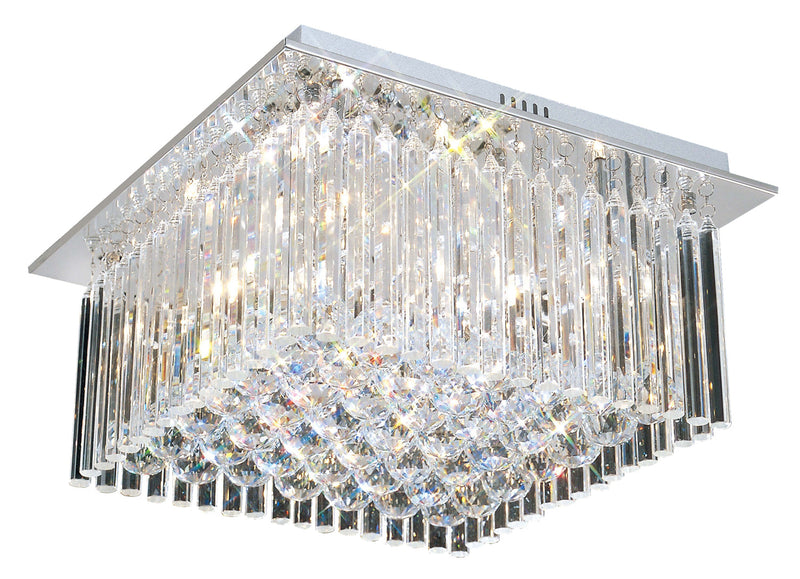 Regal Lighting Portage 5 Light Crystal Flush • SLB1000