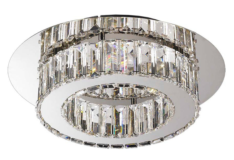 Regal Lighting Ashkosh LED Crystal Flush, Small • SLB1012
